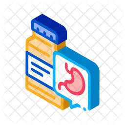 Medicine Vial Stomach  Icon