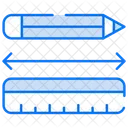 Medidas Regla Medida Icono