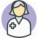 Medico Avatar Feminino Ícone