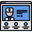 Medico Sitio Web De Medicos Sitio Web Medico Icono