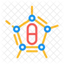 Medico Molecular Estrutura Ícone