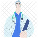 Médico Masculino  Ícone