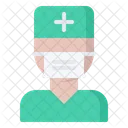 Medico Masculino Cirurgiao Masculino Medico Ícone