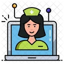 Medico Virtual Medico Online Medico Ícone