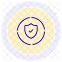 Icono De Circulo De Color De Medida De Seguridad Icono