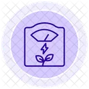 Medidas De Ahorro De Energia Icono De Circulo De Color Icono