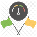 Desempenho Medidor Velocidade Ícone