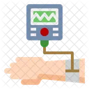 Medidor De Pressao Arterial Paciente Exame De Saude Ícone