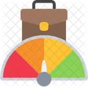 Medidor De Desempeno De Los Empleados Rendimiento Medidor Icon