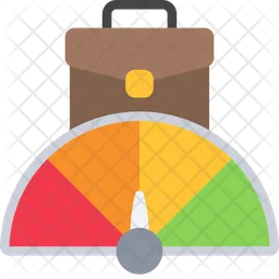 Medidor de desempeño de los empleados  Icono