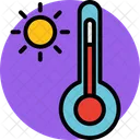 Medidor de temperatura  Icono