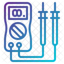 Probador Electrico Multimetro Medidor De Voltaje Icono