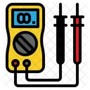 Probador Electrico Multimetro Medidor De Voltaje Icono