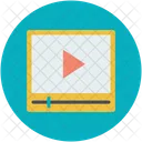 Medien Player Monitor Icon