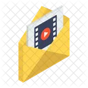 Medien E Mail Video E Mail MMS Symbol