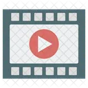 Medien Mediaplayer Filmplayer Symbol