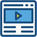 Video Player Medien Icon