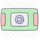 Media Player Linearfarbsymbol Symbol