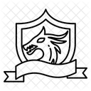Medieval Banner Banner Clan Flag Icon