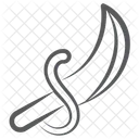 Kendo Sword Combat Sword Medieval Blade Icon