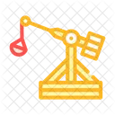 Medieval Catapult Color Icon