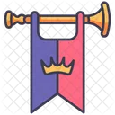 Medieval Trumpet Royal Icon