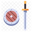 Medieval Shield Sword Icon