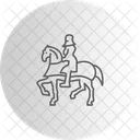 Medieval Horse Knight Horse Jousting Icon Icon