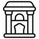 House Medieval Wood Icon