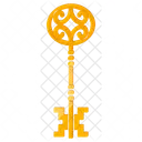 Medieval Key Old Key Vintage Key Icon