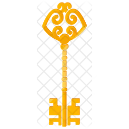 Medieval Key  Icon