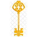 Medieval Key Old Key Vintage Key Icon