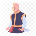 Medieval Man Medieval Character Medieval Warrior Icon