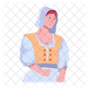 Peasant Woman Medieval Peasant Medieval Worker アイコン