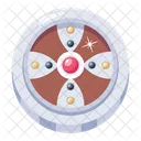Military Shield Round Shield Medieval Shield Icon