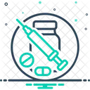 Medikament Ampulle Injektion Symbol