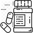 Medikamente Tabletten Pillen Icon