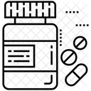 Medikamente Tabletten Pillen Icon