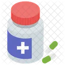 Medizin Pillen Flasche Symbol