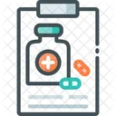 Medikamentenmanagement Medikamentenbericht KI Symbol