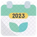 Medio Ambiente 2023 Calendario Icono