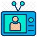 Noticias De Television Canal De Noticias Presentador De Noticias Icono