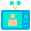 Noticias De Television Canal De Noticias Presentador De Noticias Icono