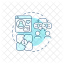 Conceptos De Pantallas De Aplicacion Nomada Digital Icon