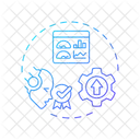 Operacoes De IA Medir E Melhorar Organizacao Ícone