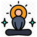 Meditacao Aumento Inteligencia Ícone