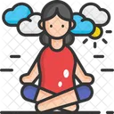 Meditação  Ícone