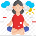 Meditacao Meditacao Ioga Ícone