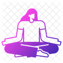 Meditação  Ícone