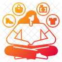 Meditação  Ícone